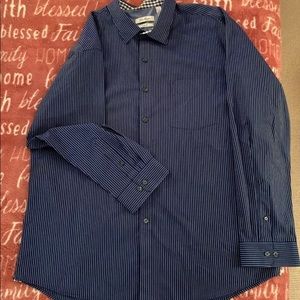 Mens button down dress shirt XXL